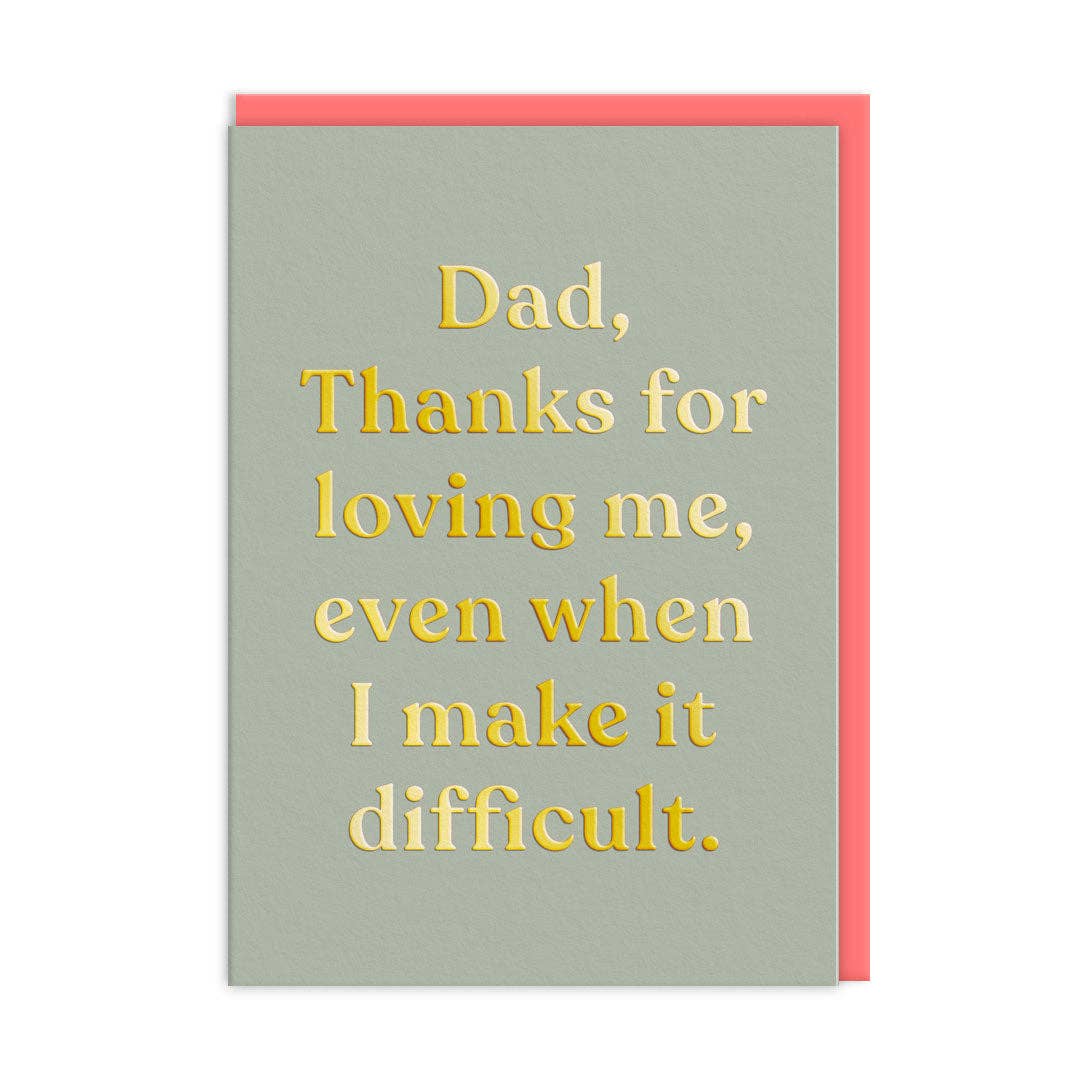 Thanks for Loving Me Father's Day Card (10812)