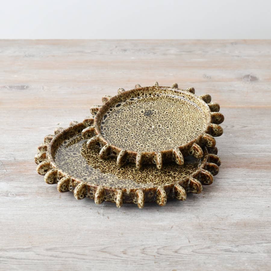 Round Stoneware Plate, 21cm