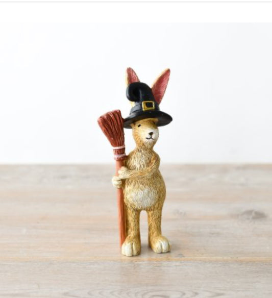 Jasper Bunny with broom