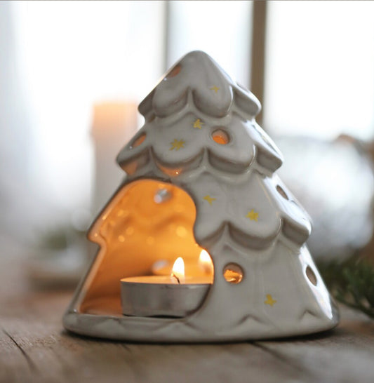 Ceramic Christmas Tree Tealight holder