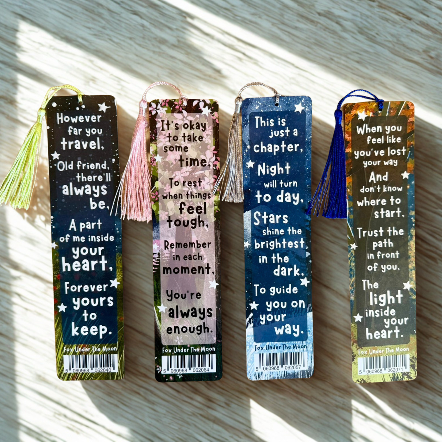 Bookmark with tassel: Take Some Time