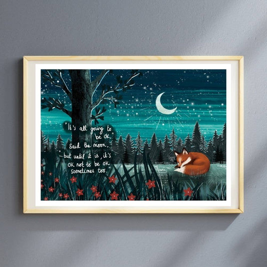 A4 Art Print ~ It's Ok