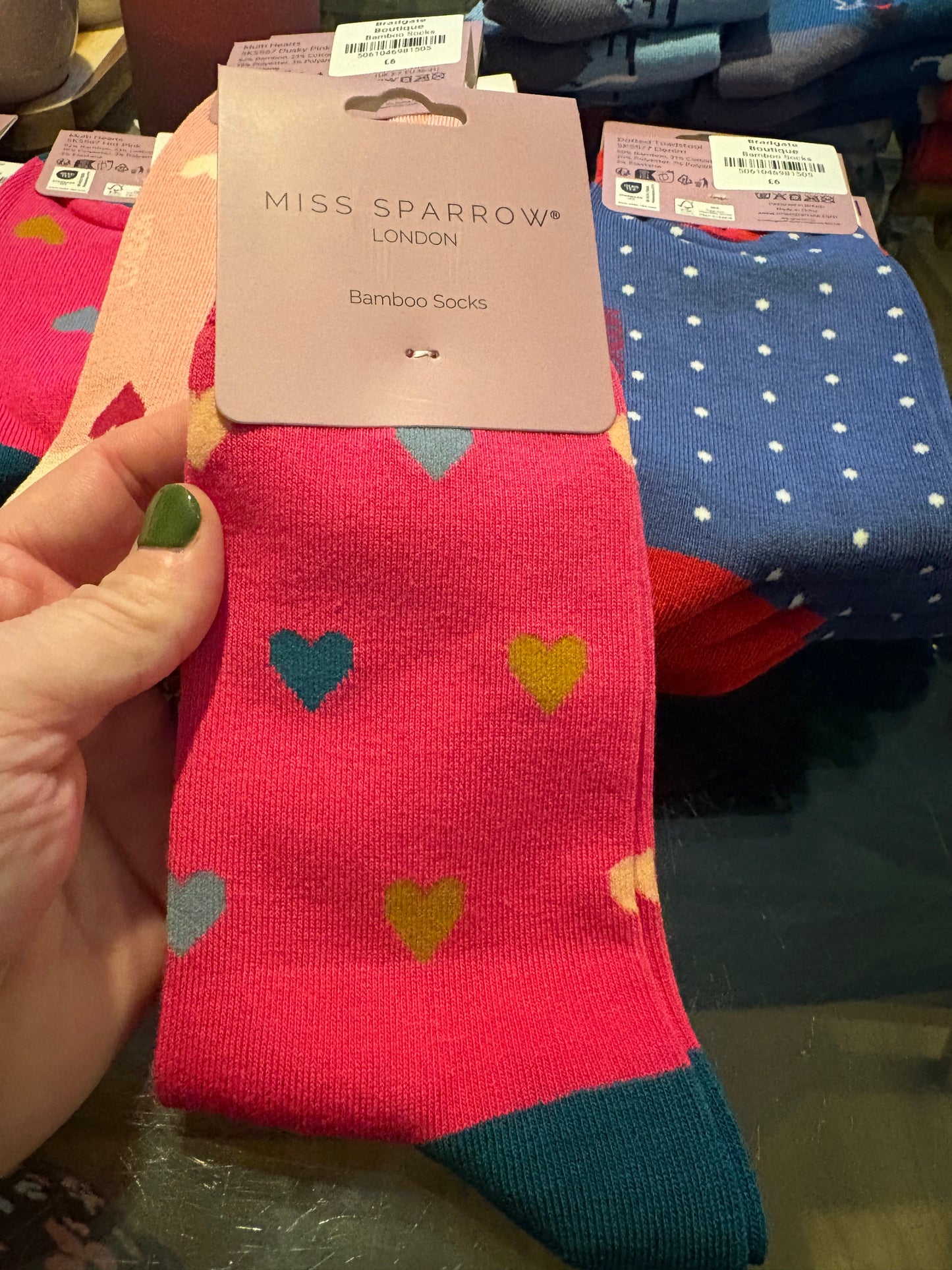 Heart Bamboo Socks