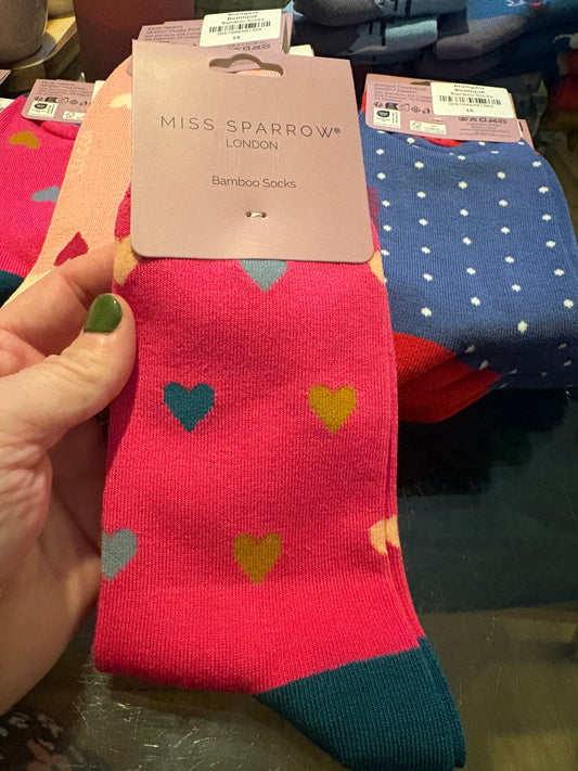 Heart Bamboo Socks