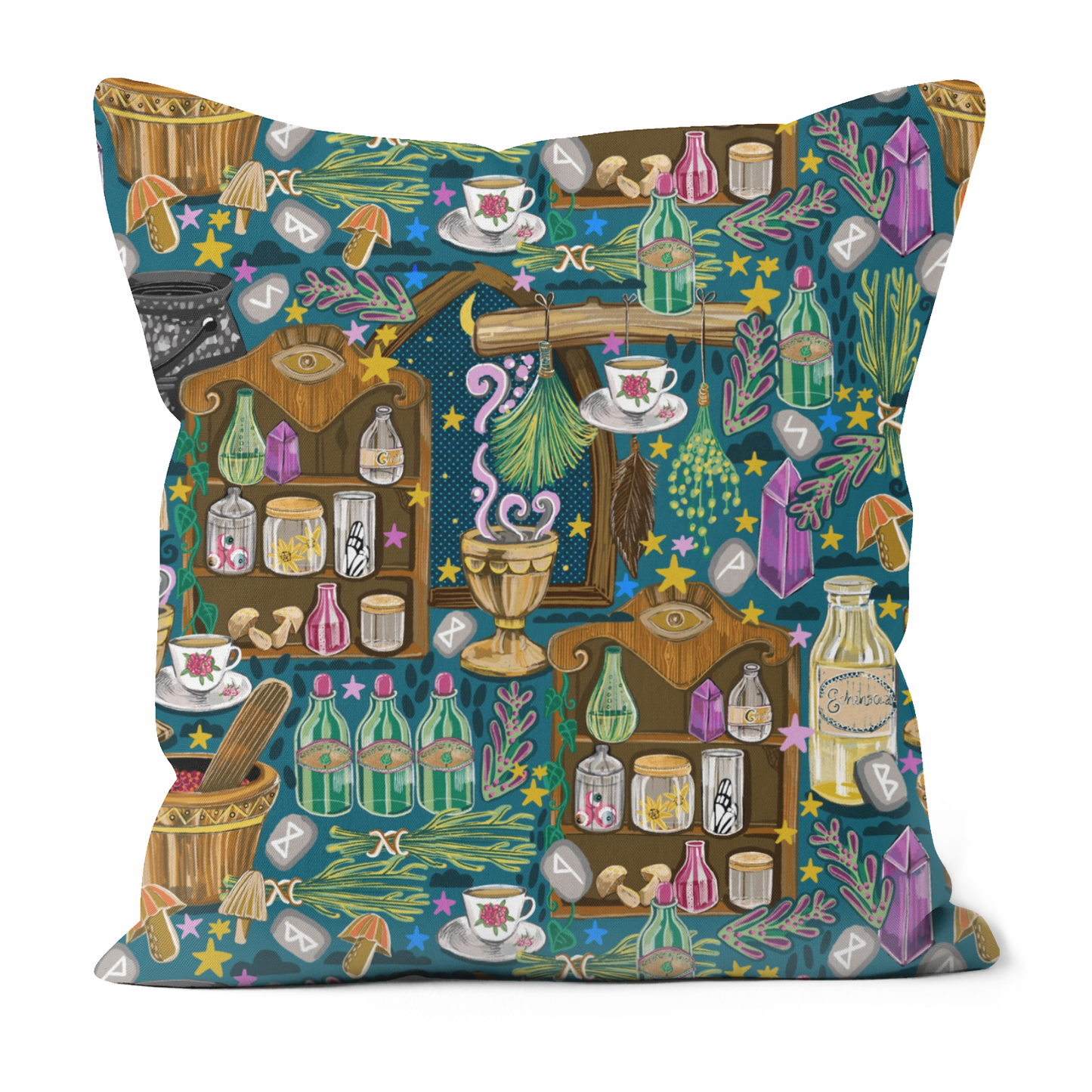 Lotions and Potions Cushion: 45 x 45 cm With Insert