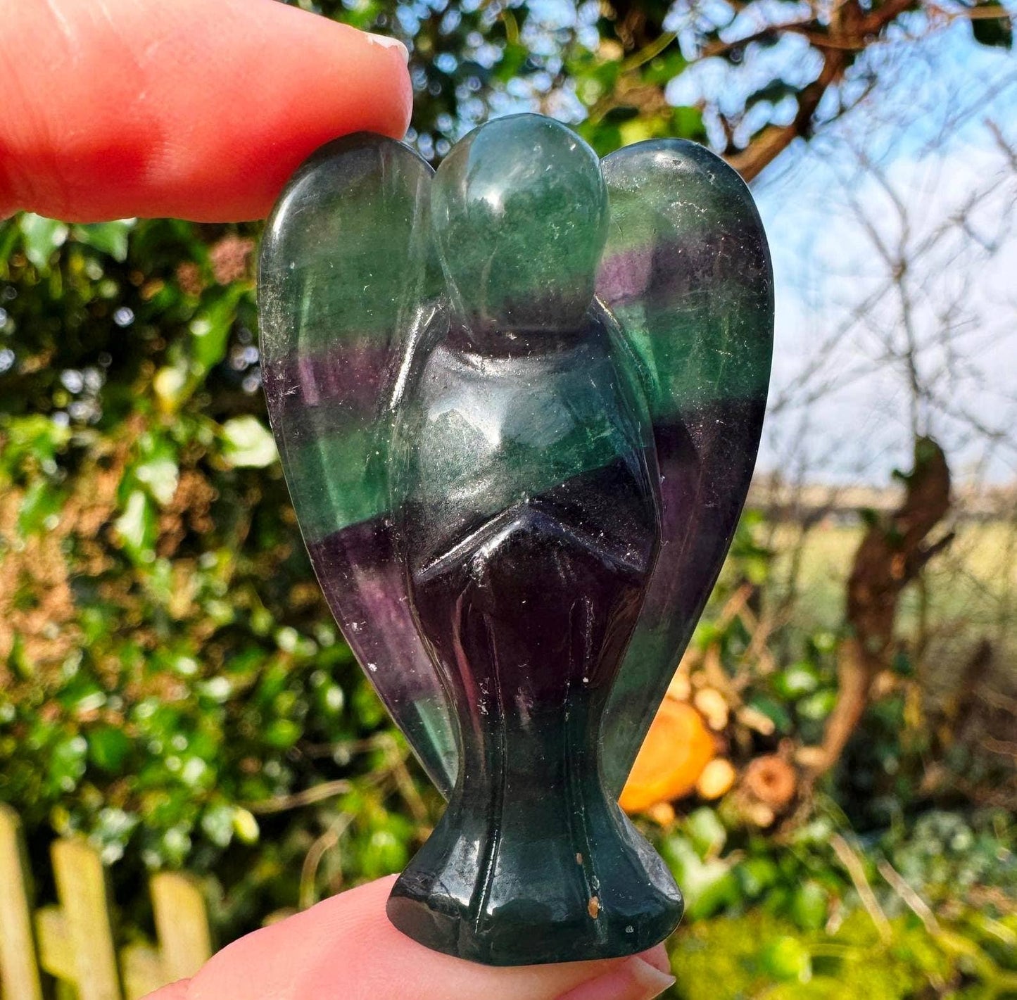 Crystal angel 3.6 - 4cm gemstone angel guardian angel stones: Lapis Lazuli