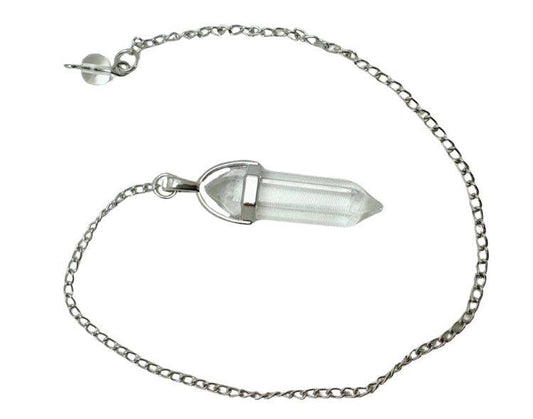 Clear Quartz Pendulum Point