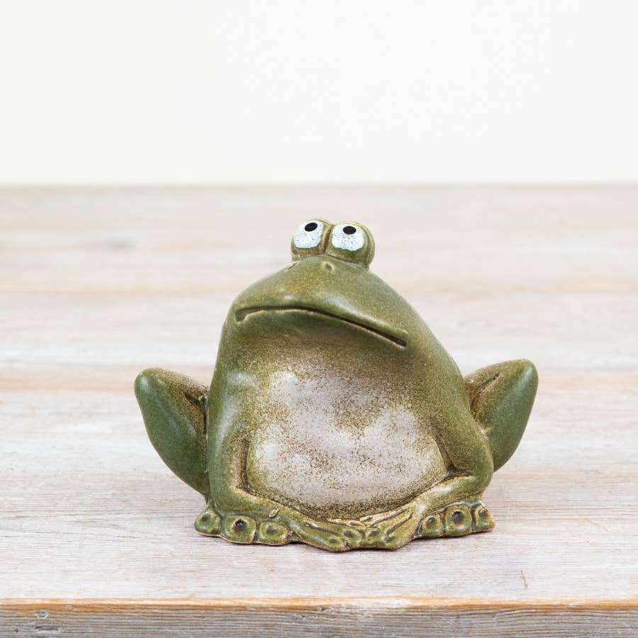 Green Frog Deco, 14.9cm