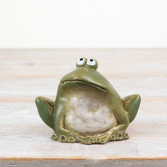 Green Frog Deco, 14.9cm
