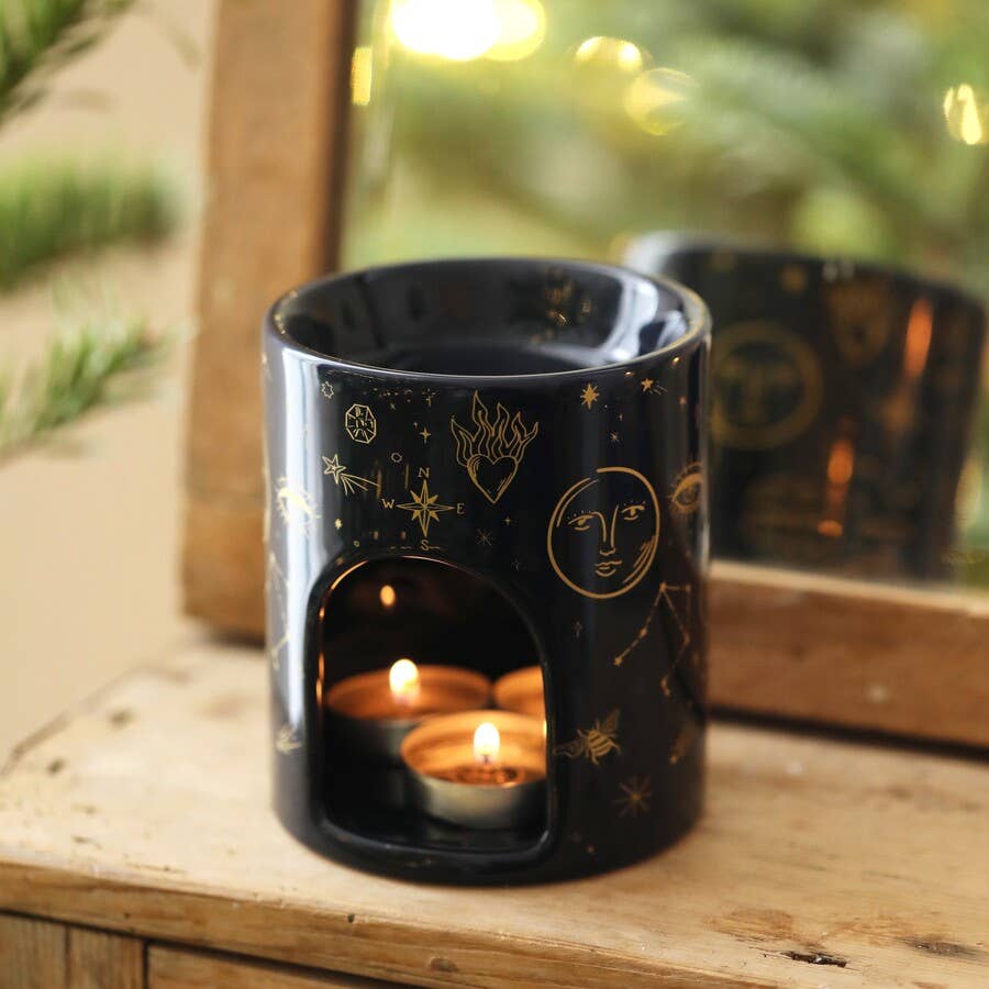 Blue Starry Night Wax Warmer