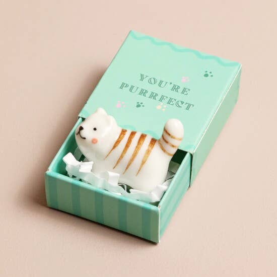 Tiny Matchbox Ceramic Tokens: Plant Pot