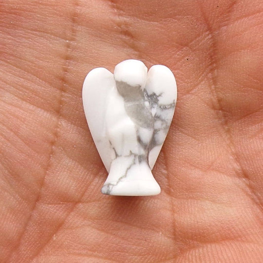 20mm White Howlite Angel