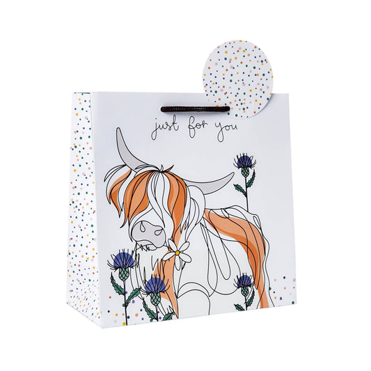 Highland Cow Medium Giftbag