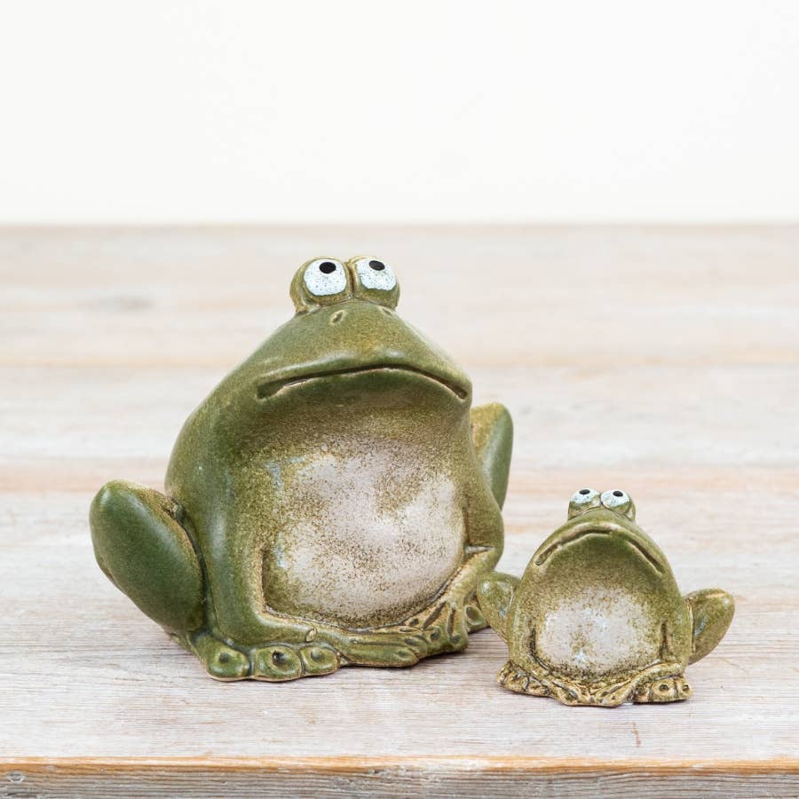 Green Frog Deco, 14.9cm