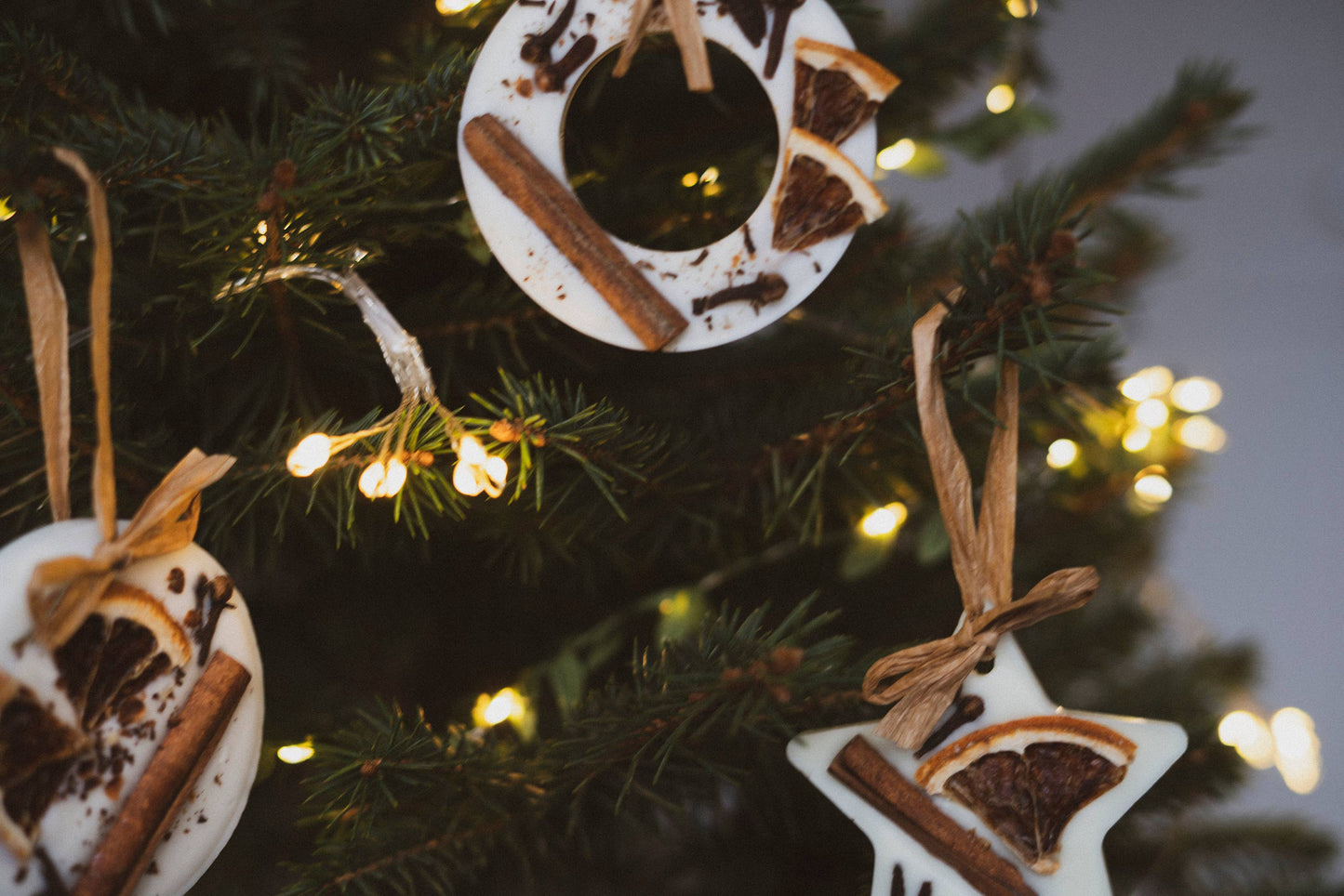 Christmas Scented Tree Decorations: Christmas Tree / Circle