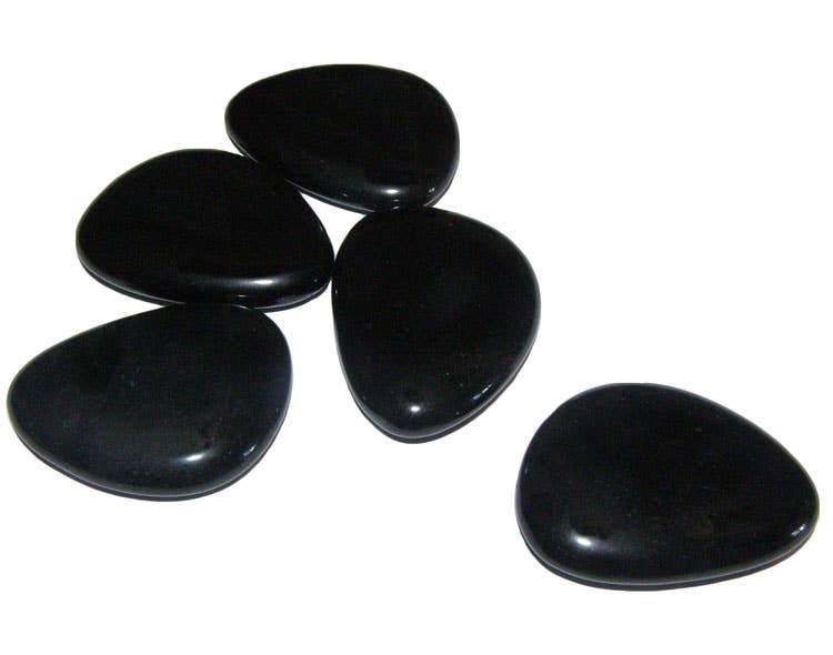 Black Obsidian Thumb Stones