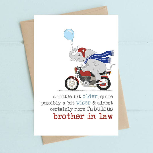 Brother In Law - Older, wiser - Greetings Ca