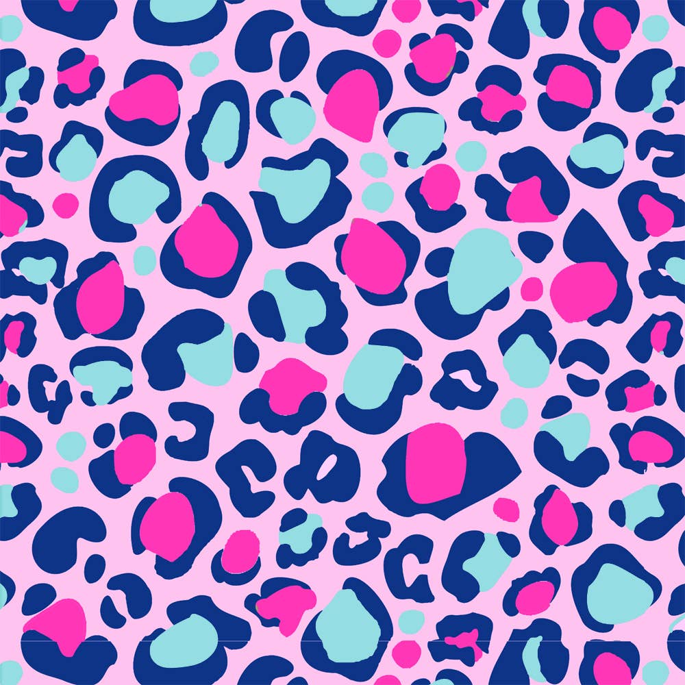 Eco-friendly Pop FSC™ sustainable wrapping paper (12 rolls): Blue Tiger
