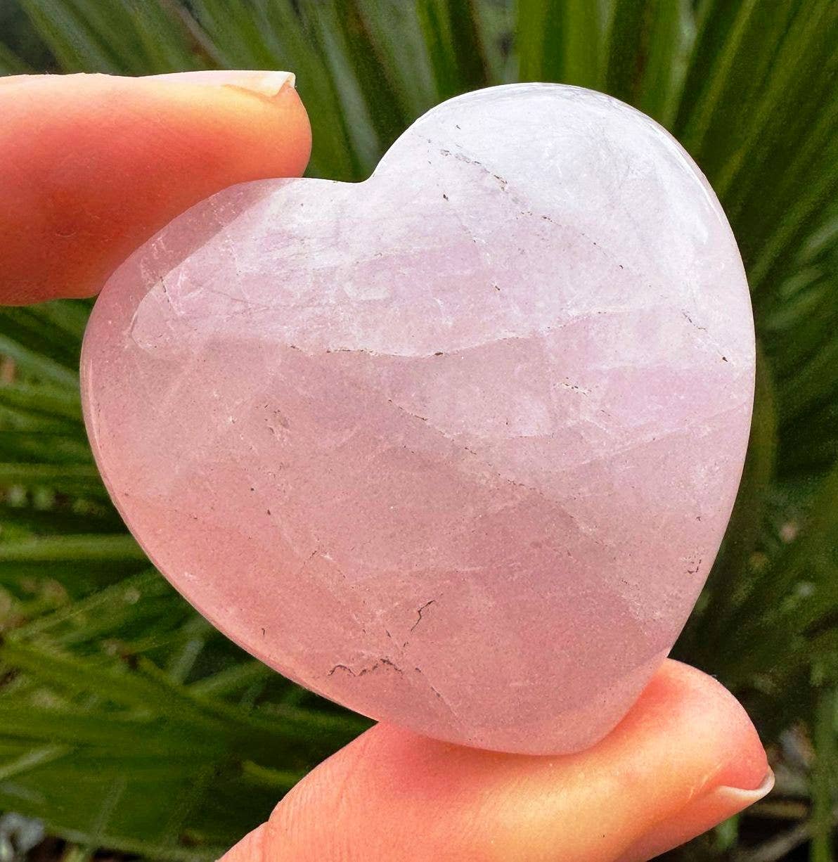 Rose Quartz Heart 3-5cm gemstone Loveheart healing crystal