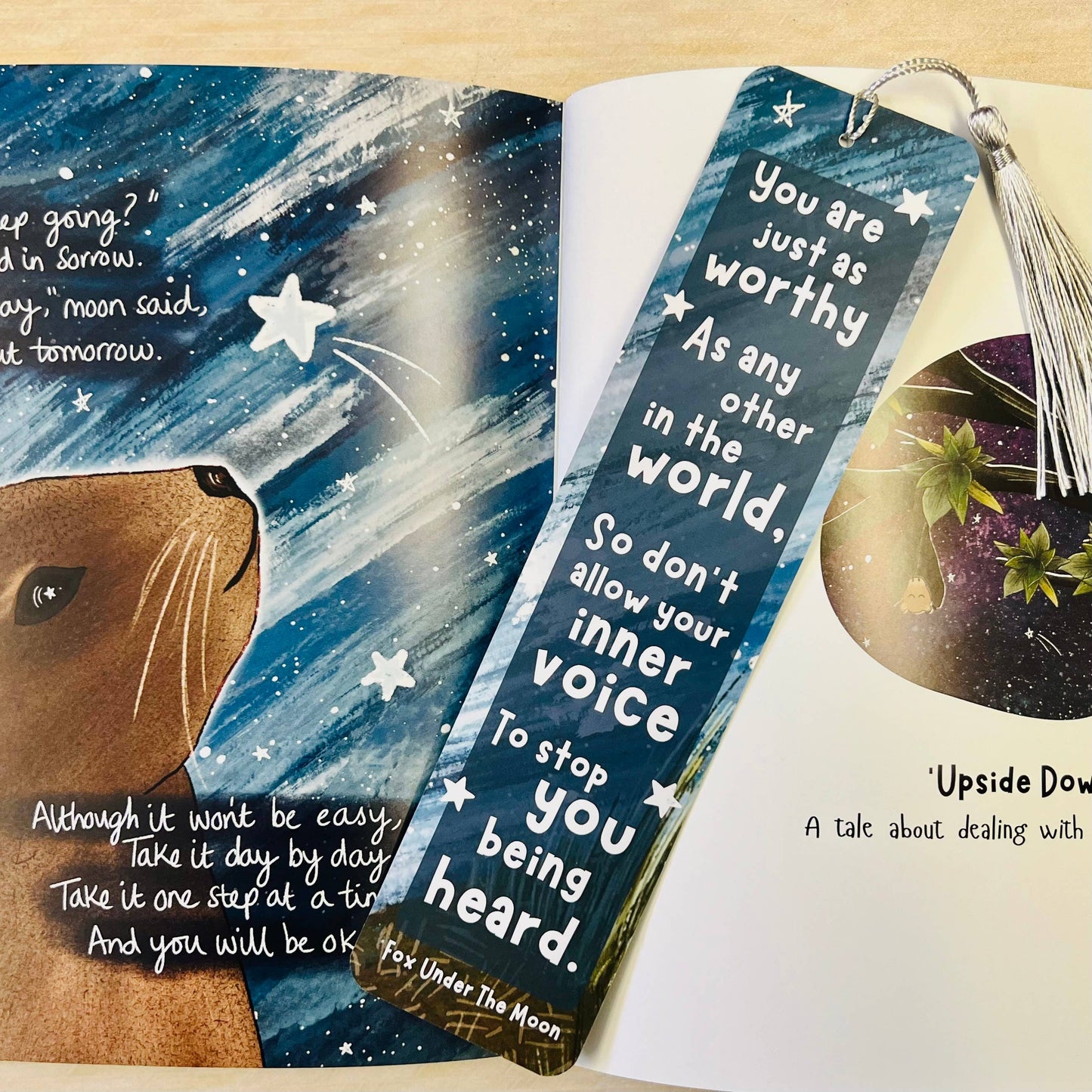 Rabbit Bookmark - One Step At A Time