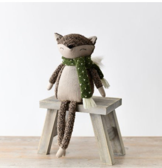 Woodland Fabric Sitting Fox