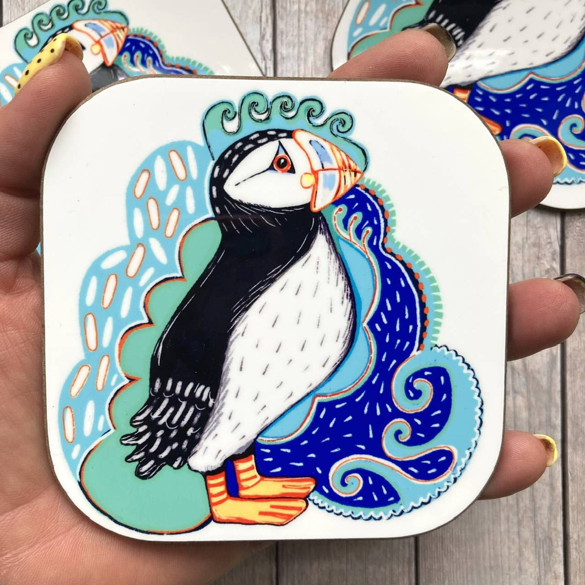 Puffin Coaster, Sea Birds, Puffin Lover Gifts