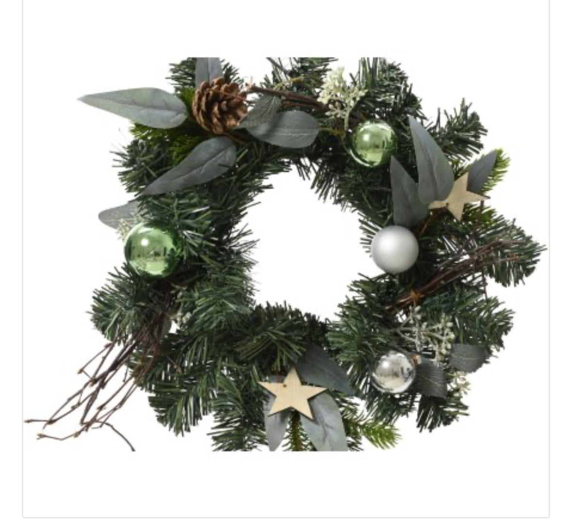 Christmas Bauble Wreath