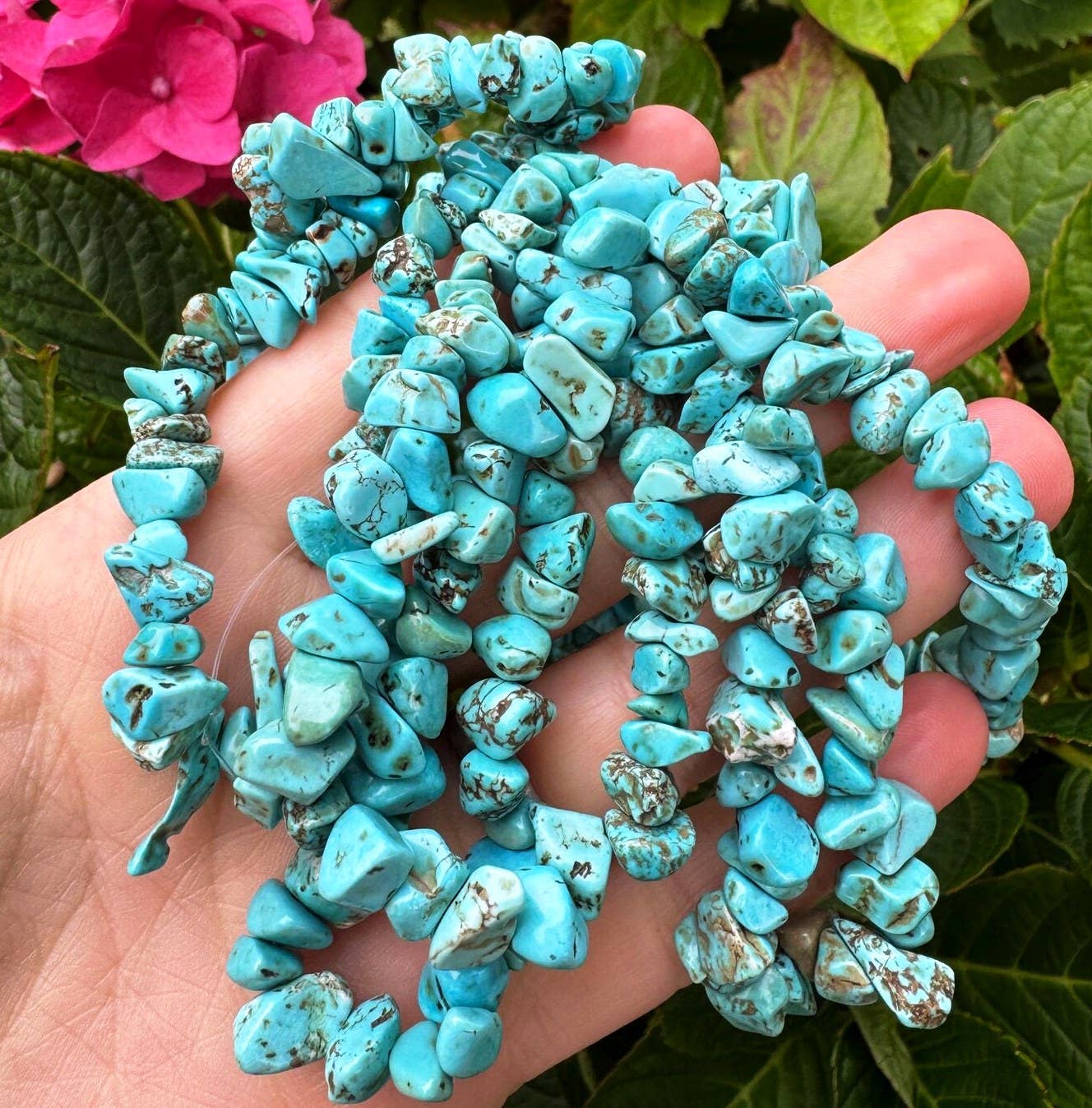 Crystal chip bracelet stretch bracelet gemstone jewellery Cherry Quartz