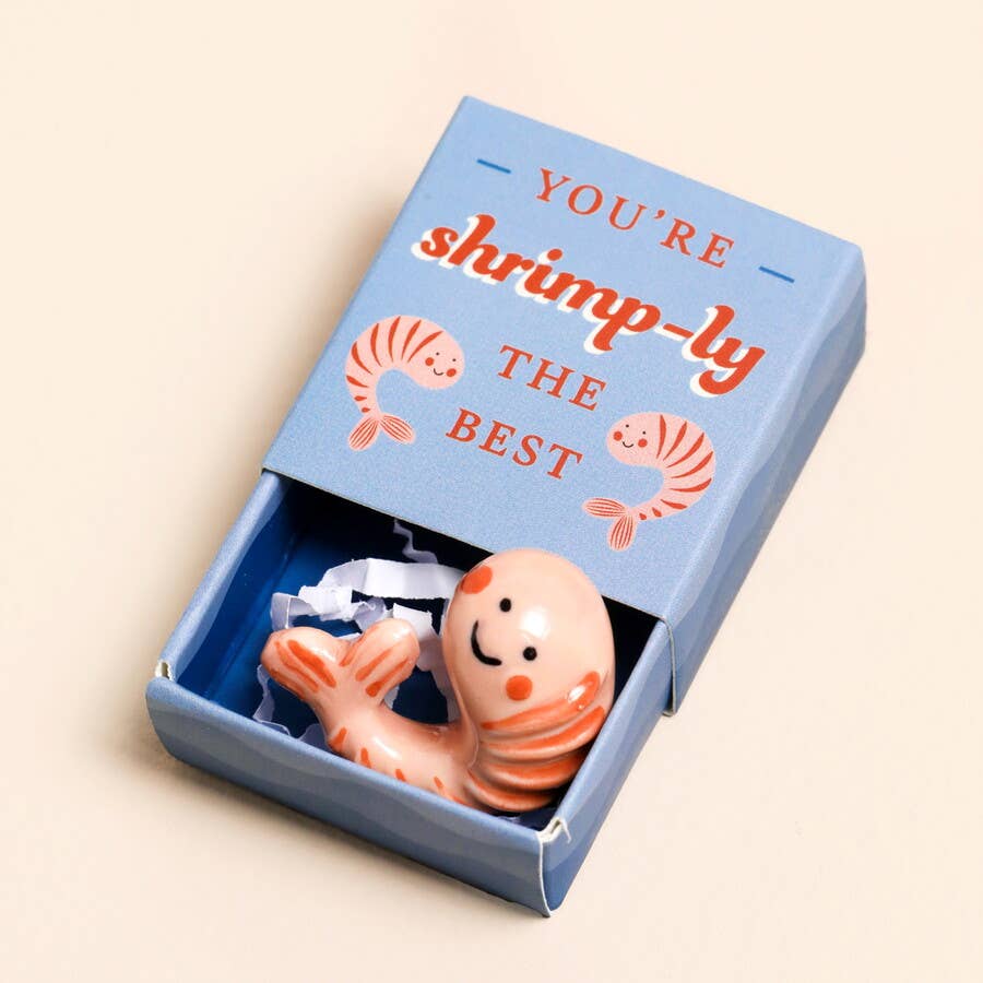 Tiny Matchbox Ceramic Tokens: Dog