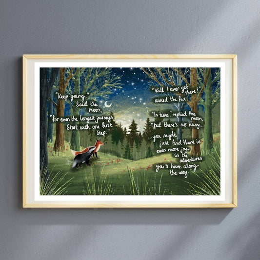 A4 Art Print ~ Keep Going