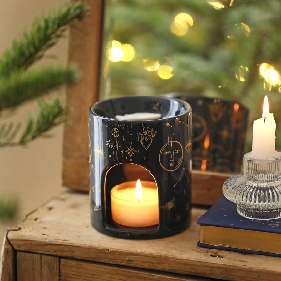 Blue Starry Night Wax Warmer