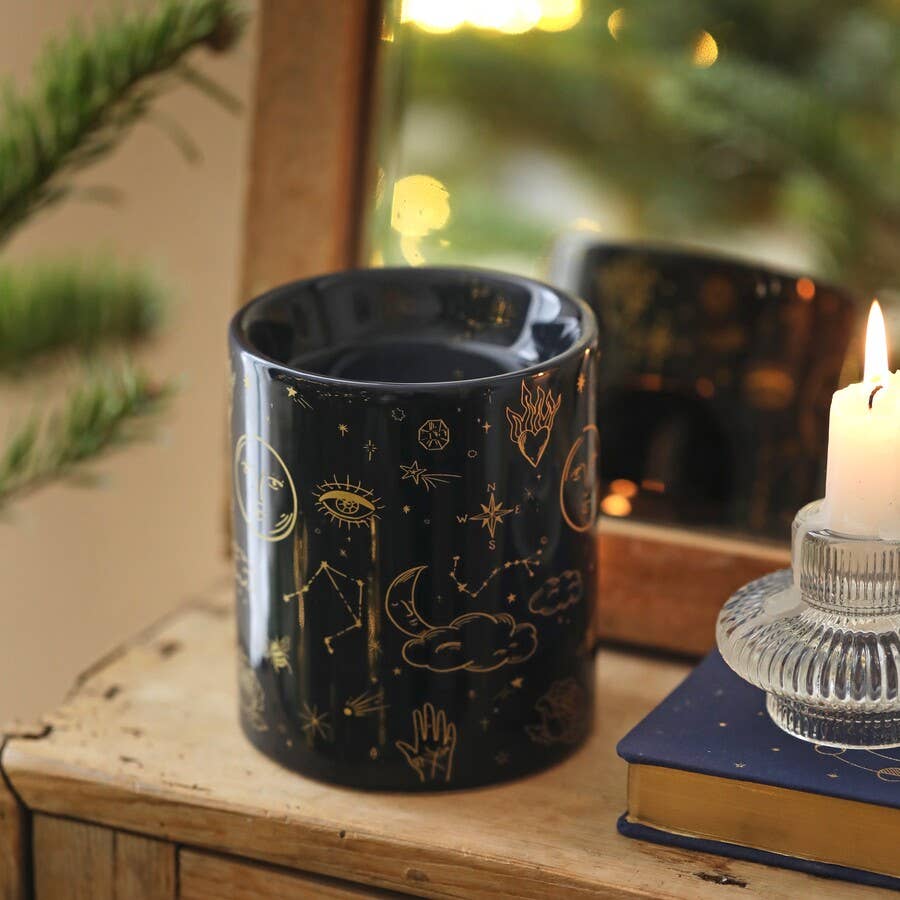 Blue Starry Night Wax Warmer