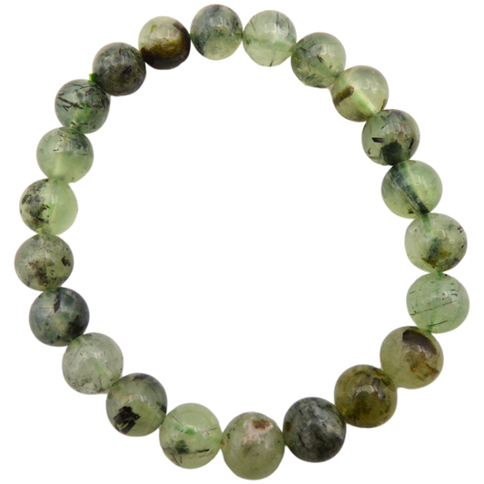 Prehnite Bead Bracelet (8 mm)