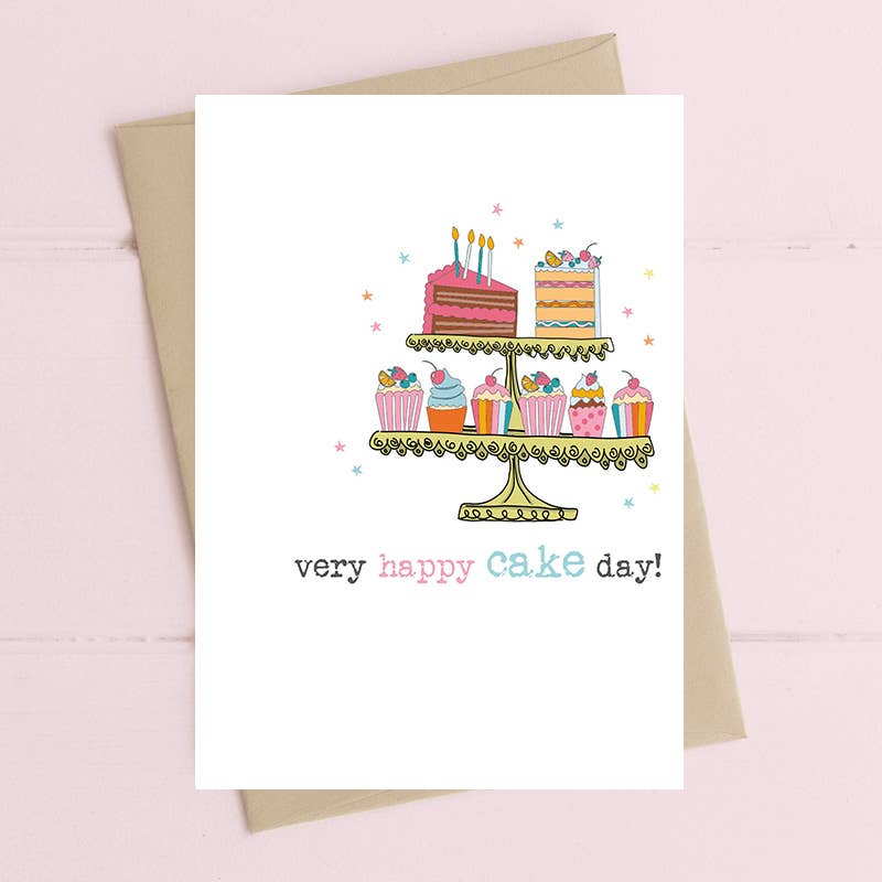 Happy Cake Day - Greetings Card