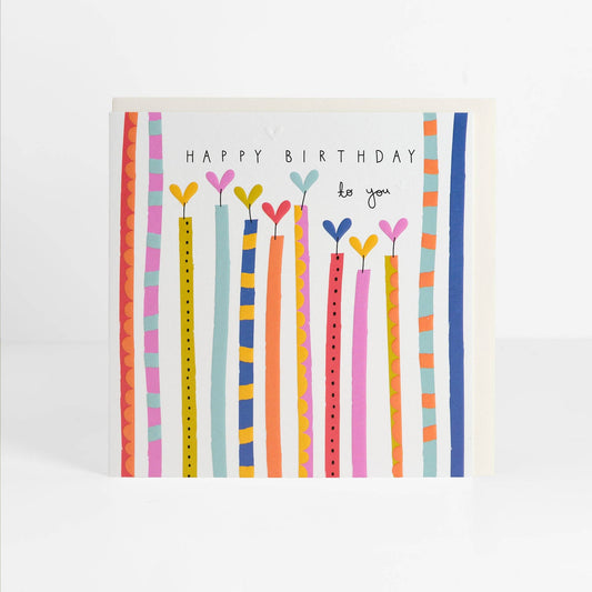 Birthday Candles & Hearts