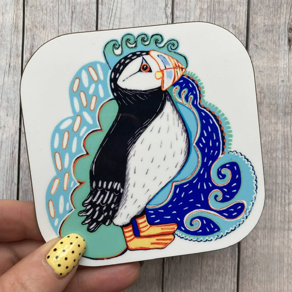 Puffin Coaster, Sea Birds, Puffin Lover Gifts