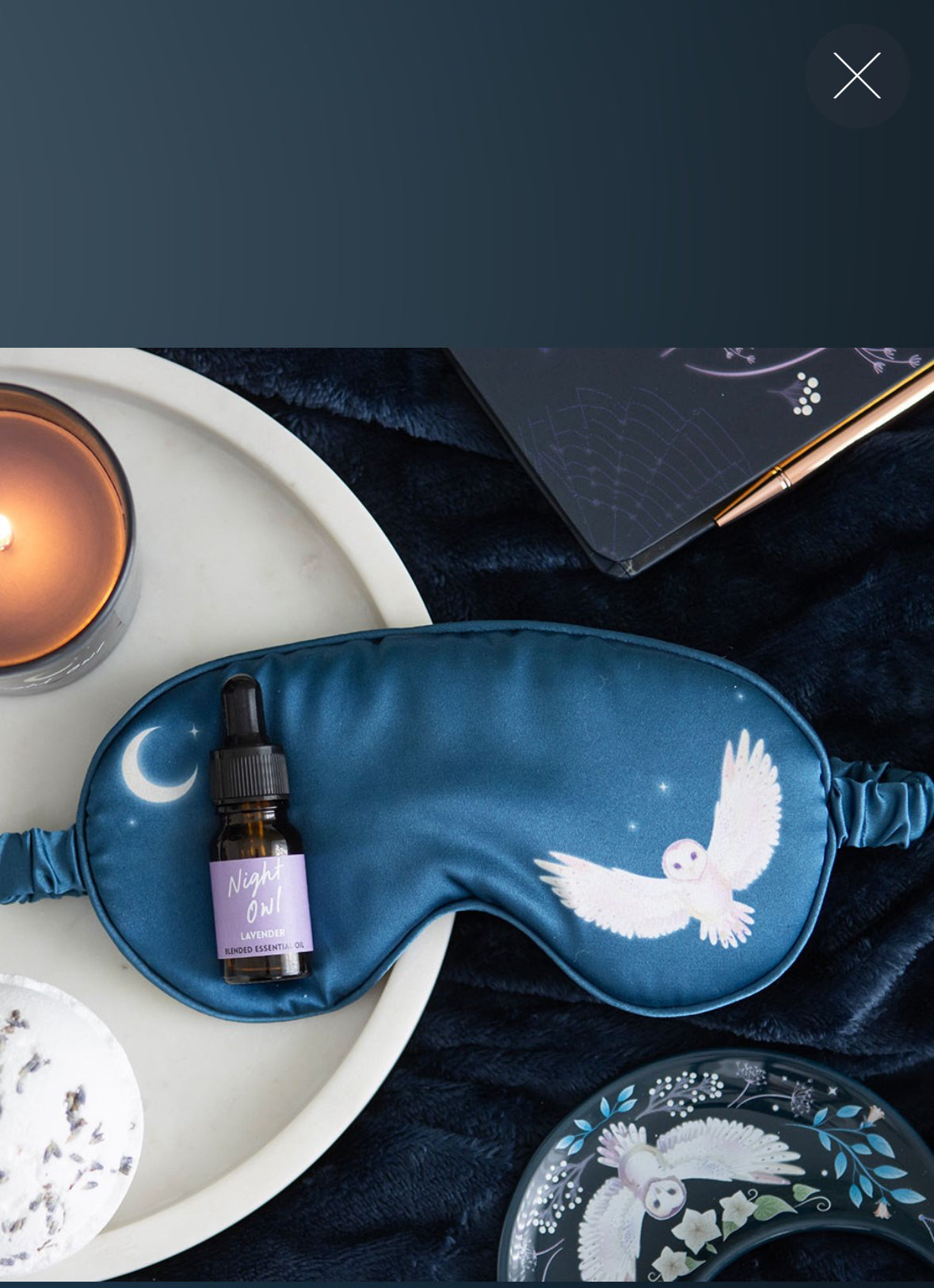 Night Owl Sleep Mask and Essential Oil Kit