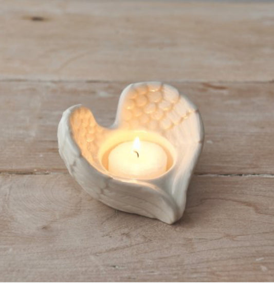 Angel Wing T light Holder