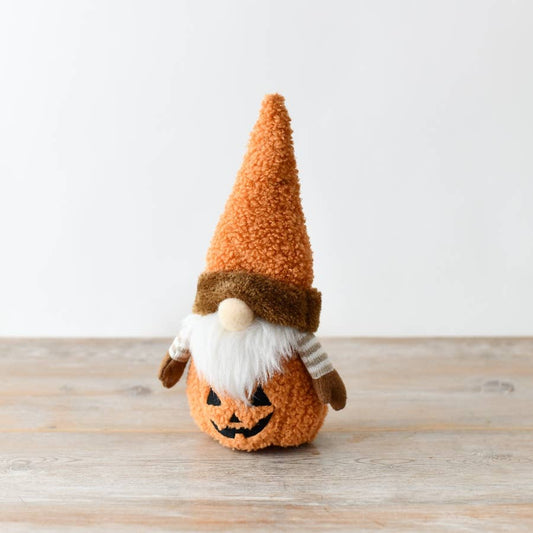 Sitting Fabric Gonk with Pumpkin Face, 26cm