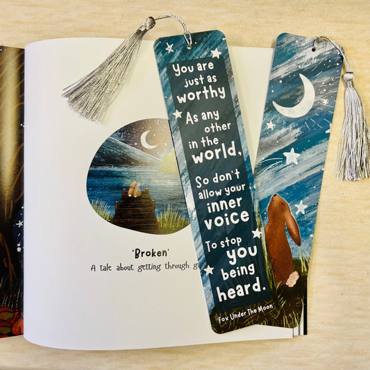 Rabbit Bookmark - One Step At A Time
