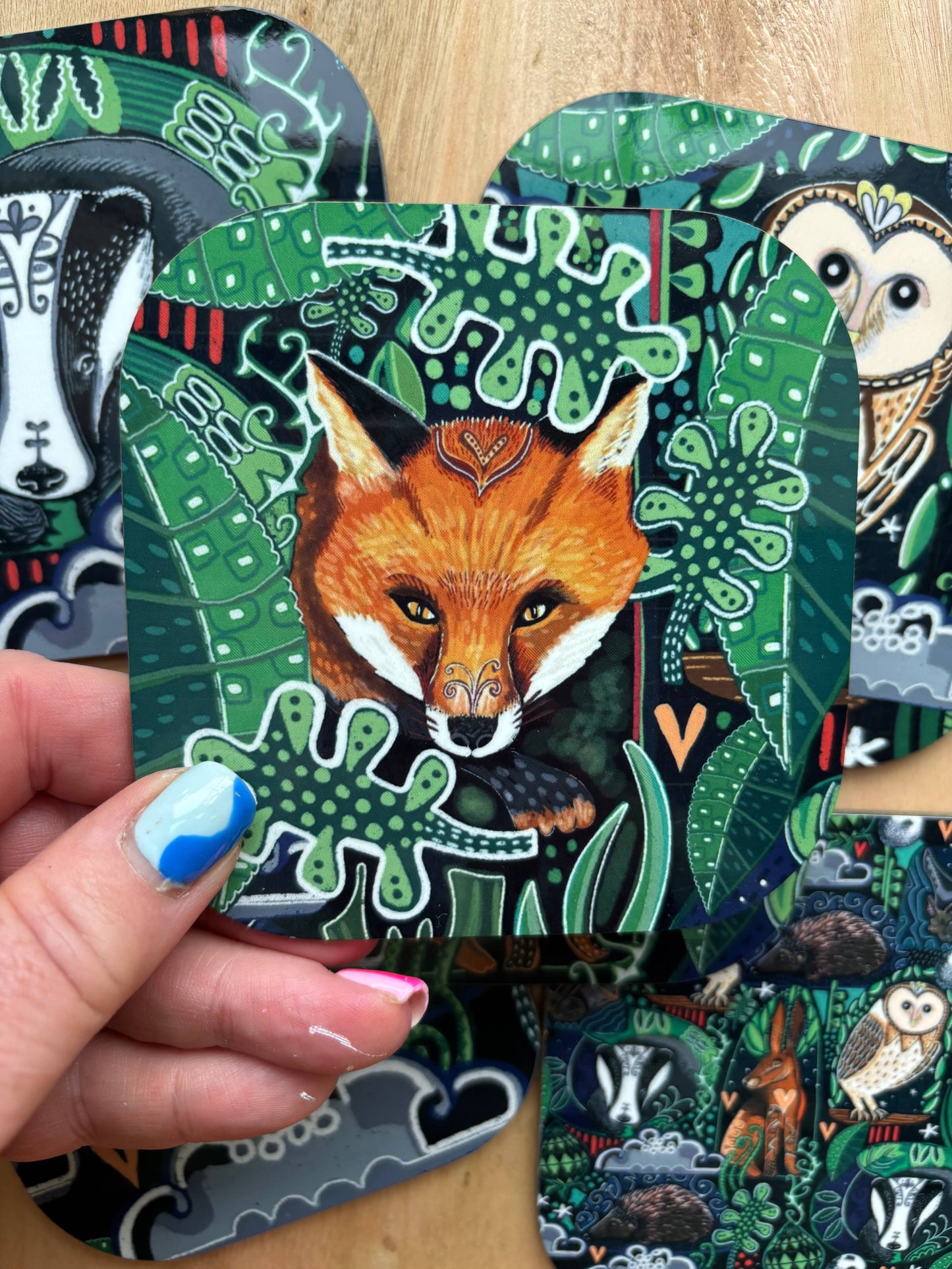 Fox Coaster, Woodland Fox, Animal Coasters
