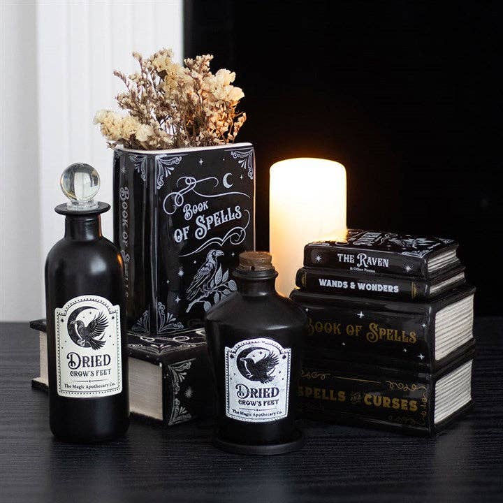 Dried Crow's Feet Gothic Incense Cone Holder