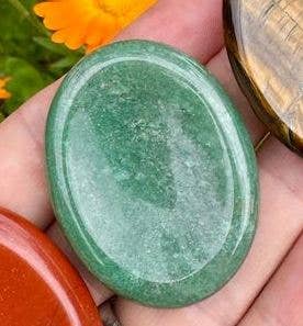 Crystal worry stone crystal thumbstone