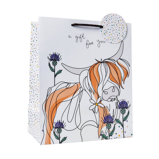 Highland Cow Portrait Giftbag