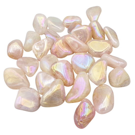 250g Rose Aura Quartz Tumblestones