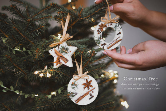Christmas Scented Tree Decorations: Christmas Tree / Circle