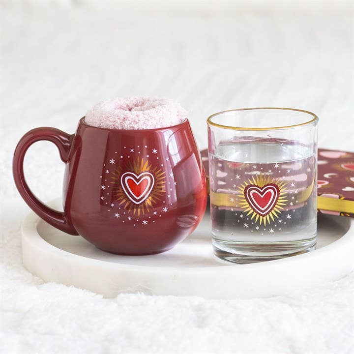 Sacred Heart Mug and Socks Set