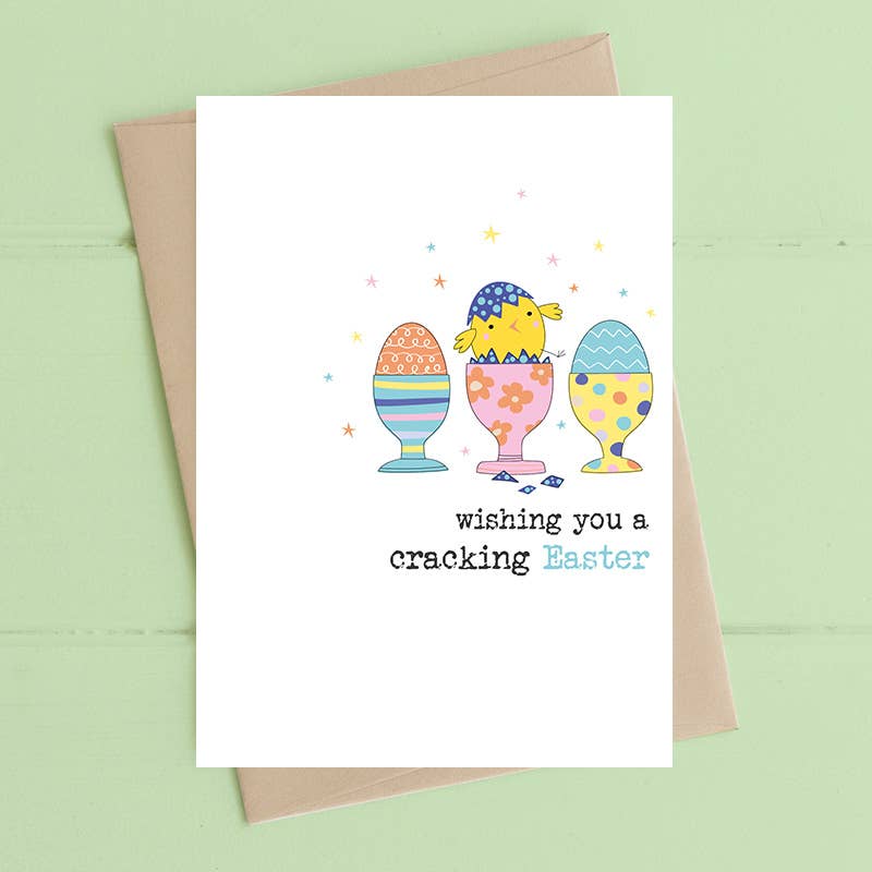 Wishing You A Cracking Easter - Greetings Card