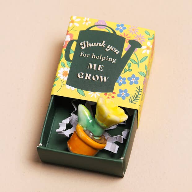 Tiny Matchbox Ceramic Tokens: Cat