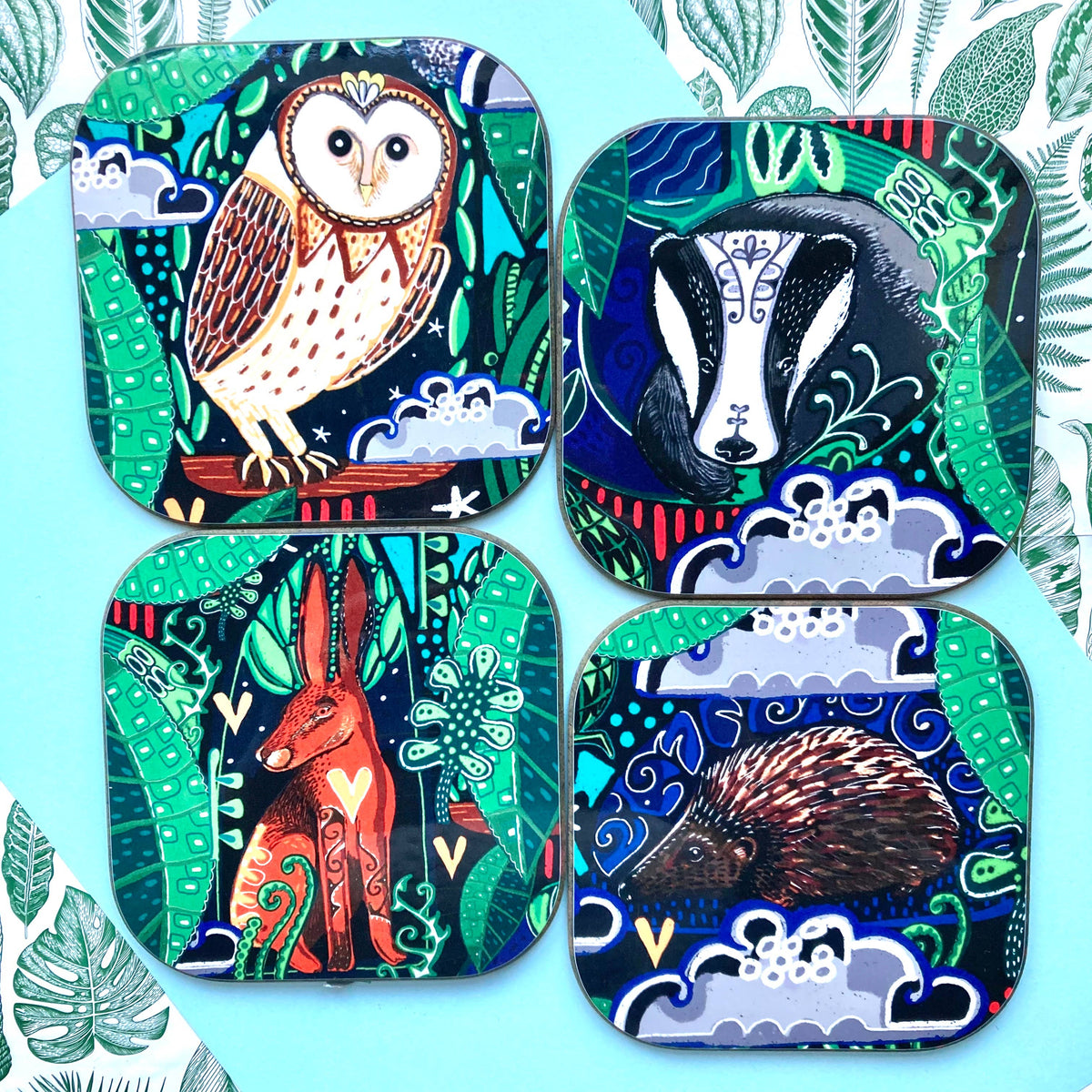 Barn Owl Coaster.